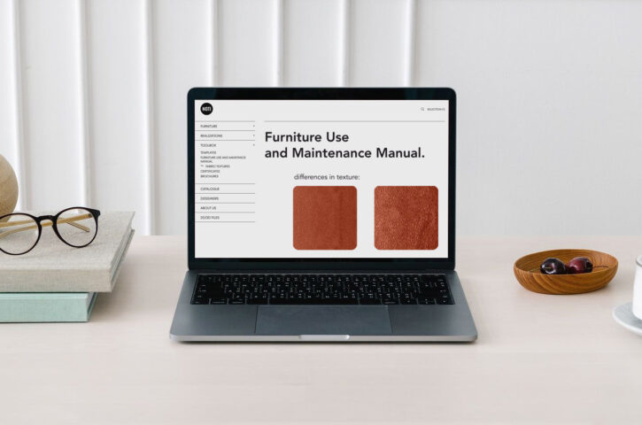 Furniture use and maintance manual